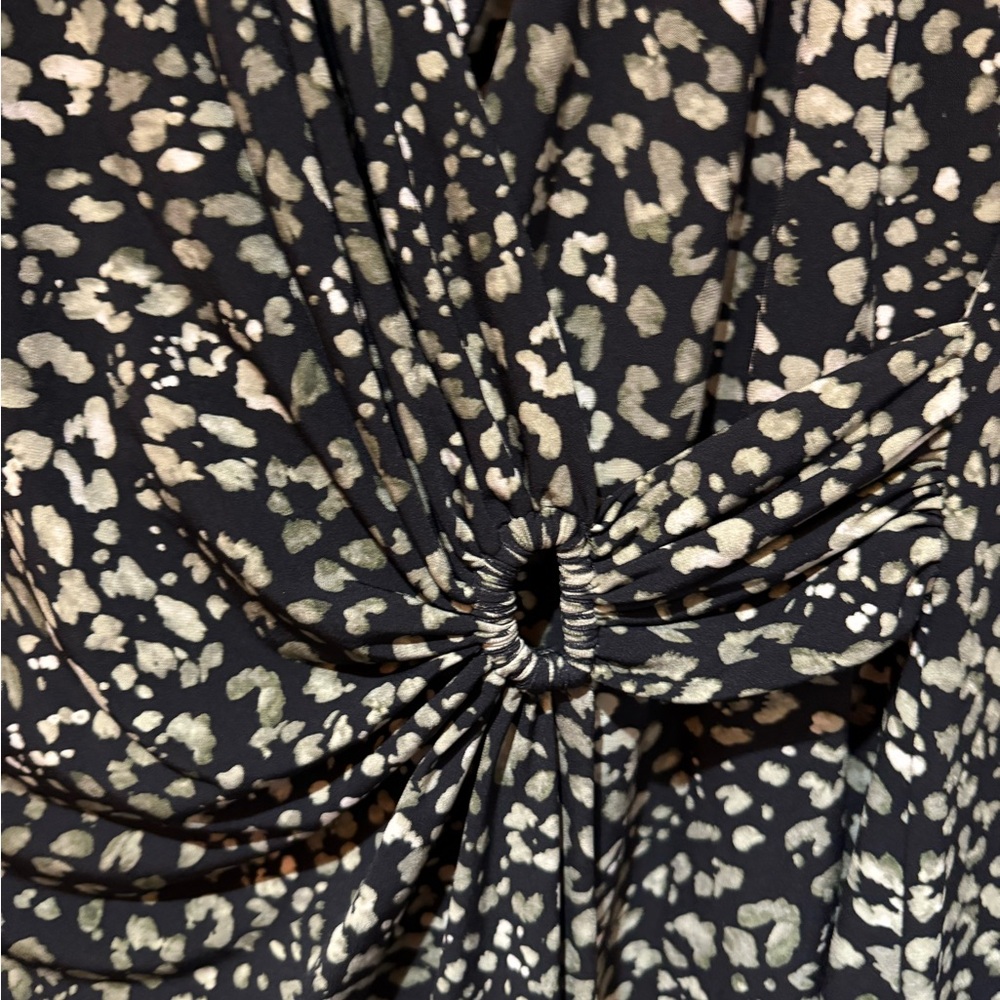 NWOT Tommy Bahama Black and White Sheath Midi Dress - Picture 4 of 5